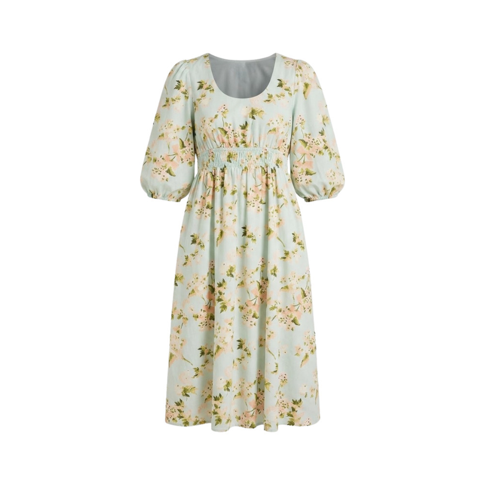 TUCKERNUCK Aqua Watercolor Marlena Dress Size M NWT Retail $198 Tuckernuck